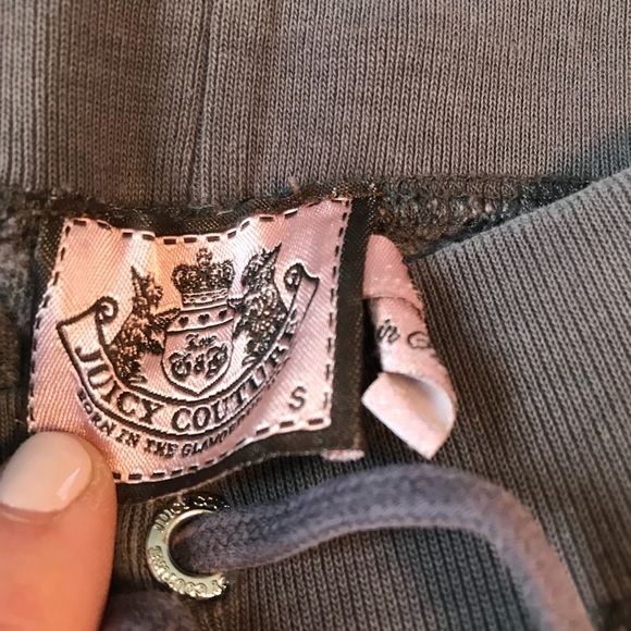 Gray juicy couture velvet sweat pants. - Picture 3 of 3